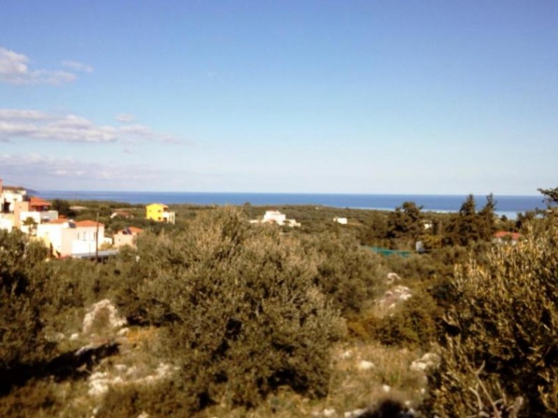 Plaka Chania Grundstück in Apokoronas Plaka mit Meerblick Grundstück kaufen